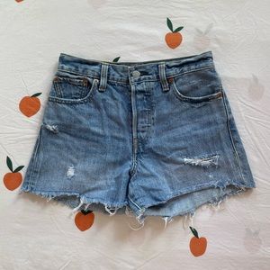 Levi’s Denim High Waisted Shorts